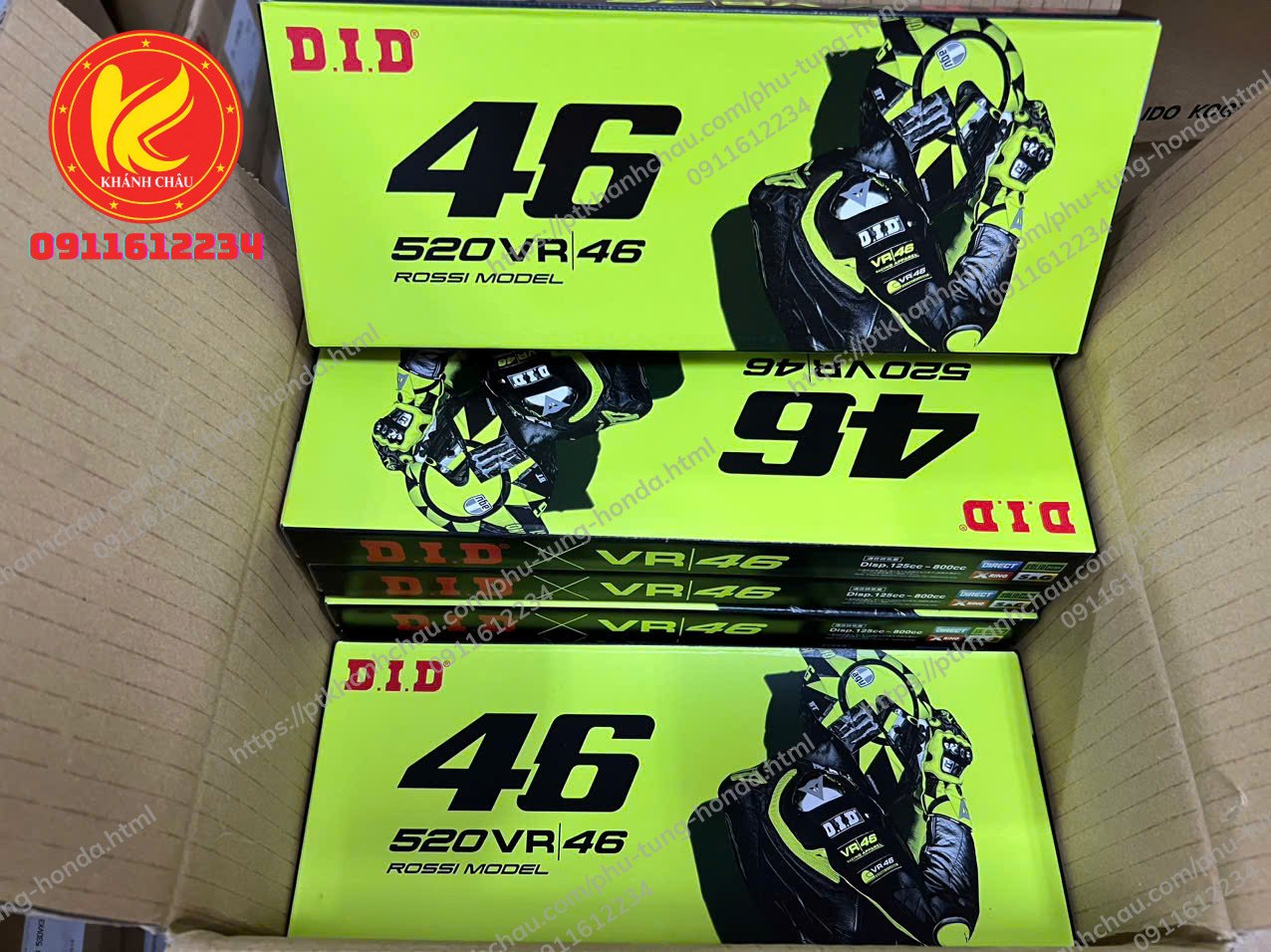 Dòng Sên 520 - 525 VR/46 D.I.D  Tay Đua Huyền Thoại Valentino Rossi MotoGP made in japan VR46