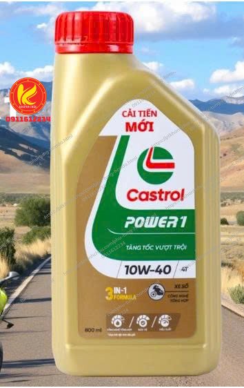 Dầu nhớt xe số Castrol POWER1 4T 10W-40 